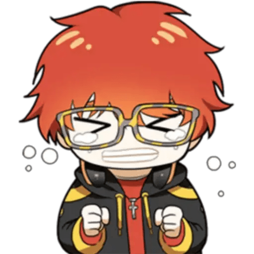 Набор стикеров mystic messenger для WhatsApp 21