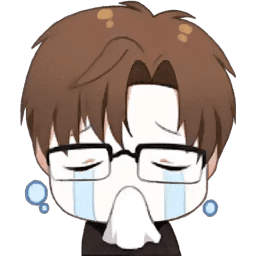 Набор стикеров mystic messenger для WhatsApp 24