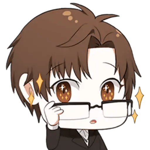 Набор стикеров mystic messenger для WhatsApp 26