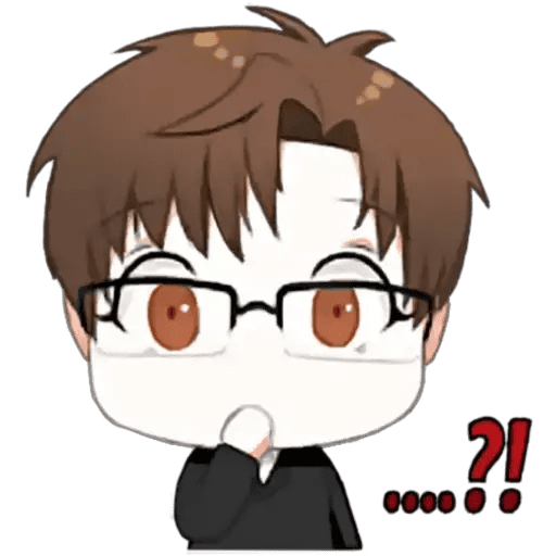 Набор стикеров mystic messenger для WhatsApp 29