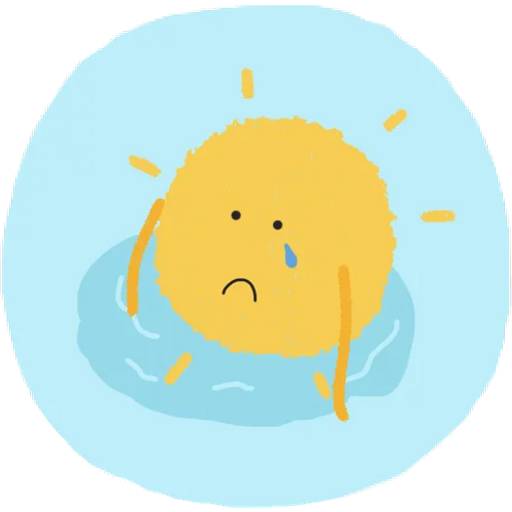 Набор стикеров Negative Sunny для WhatsApp 13