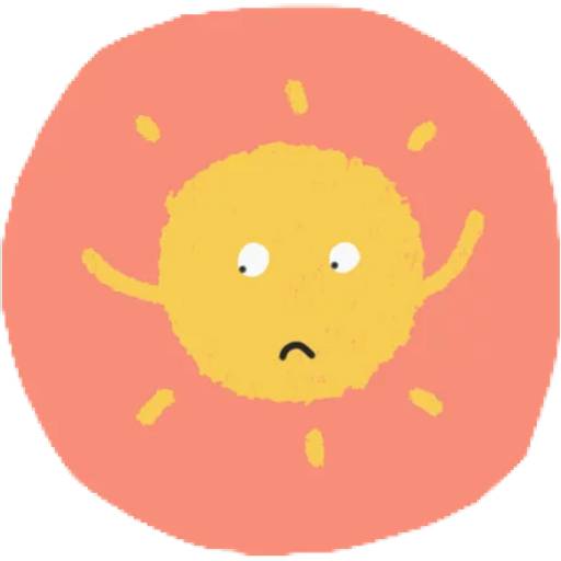 Набор стикеров Negative Sunny для WhatsApp 2