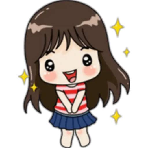 Набор стикеров Niña Linda для WhatsApp 26