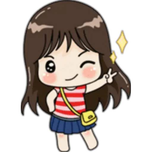 Набор стикеров Niña Linda для WhatsApp 3