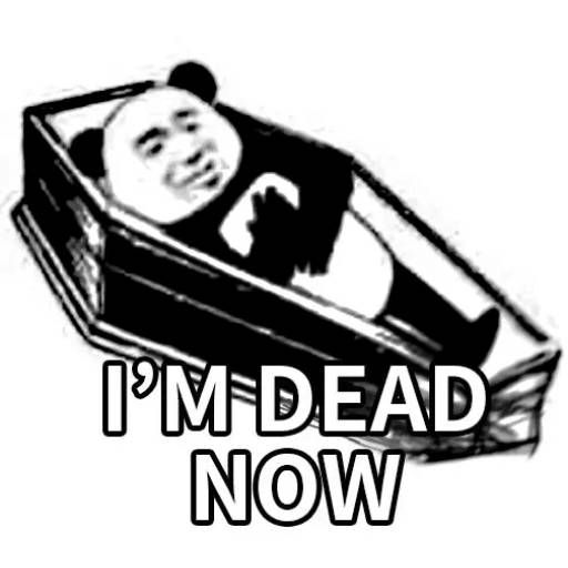 Набор стикеров Panda man для WhatsApp 10