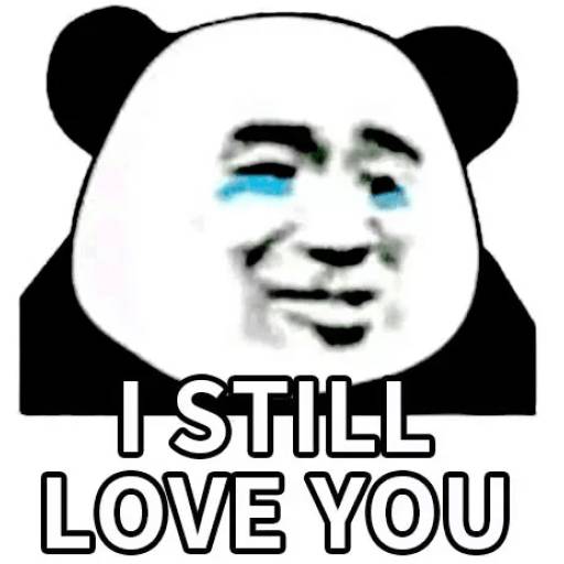 Набор стикеров Panda man для WhatsApp 13