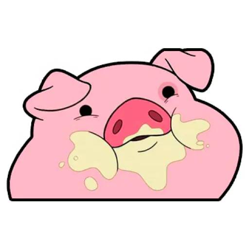 Набор стикеров Pato (Waddles) Gravity Falls для WhatsApp 1