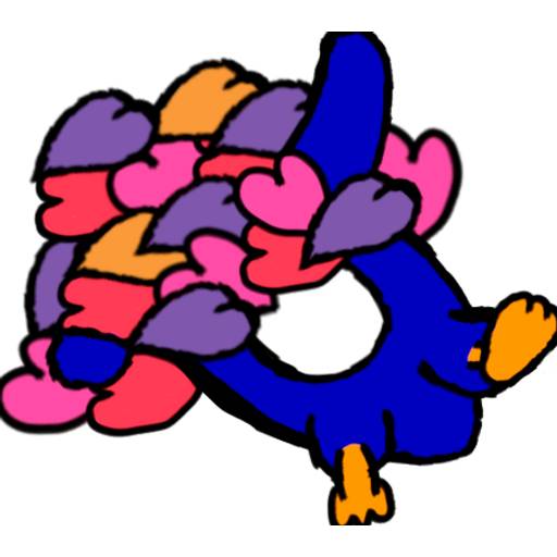 Набор стикеров Pengo-motes для WhatsApp 26