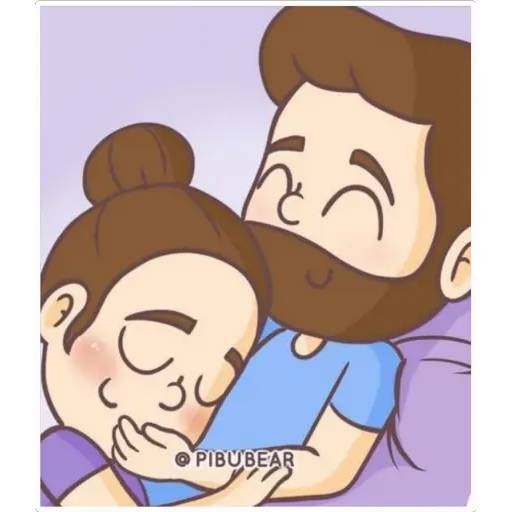 Набор стикеров 🟤💜Pibubear💜🟤 для WhatsApp 24