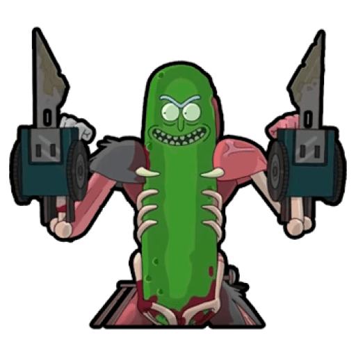 Набор стикеров Pickle Rick (Rick and Morty) для WhatsApp 10