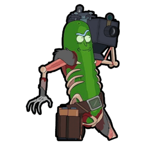 Набор стикеров Pickle Rick (Rick and Morty) для WhatsApp 11