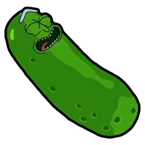 Набор стикеров Pickle Rick (Rick and Morty) для WhatsApp 4