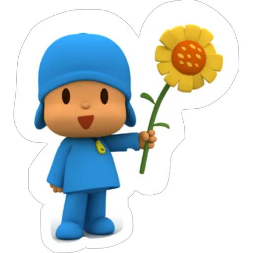 Набор стикеров Pocoyo stickers для WhatsApp 10