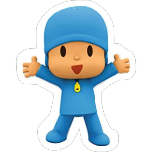 Набор стикеров Pocoyo stickers для WhatsApp 11