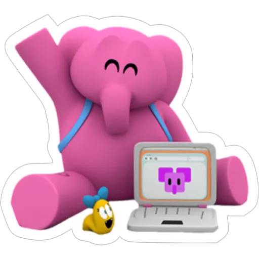 Набор стикеров Pocoyo stickers для WhatsApp 16