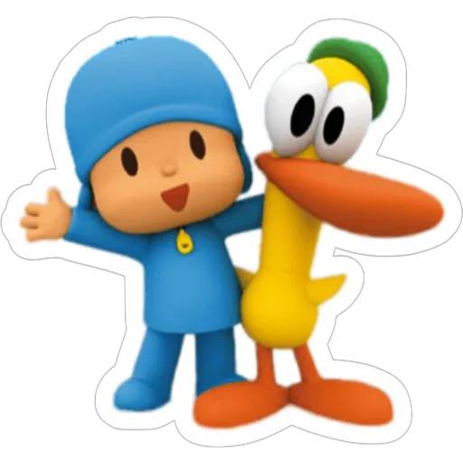 Набор стикеров Pocoyo stickers для WhatsApp 2