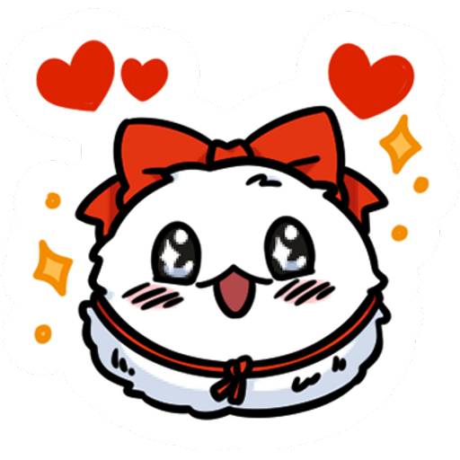 Набор стикеров Popoi is so cute для WhatsApp 10