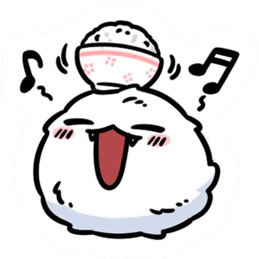 Набор стикеров Popoi is so cute для WhatsApp 14