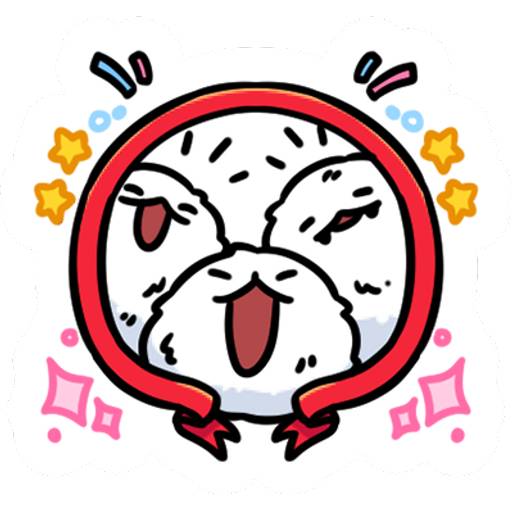 Набор стикеров Popoi is so cute для WhatsApp 17