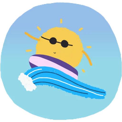 Набор стикеров Positive Sunny для WhatsApp 26