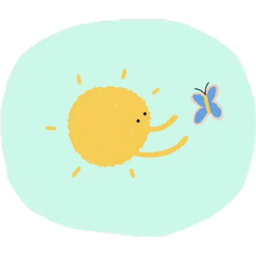 Набор стикеров Positive Sunny для WhatsApp 3
