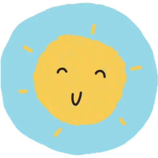 Набор стикеров Positive Sunny для WhatsApp 5