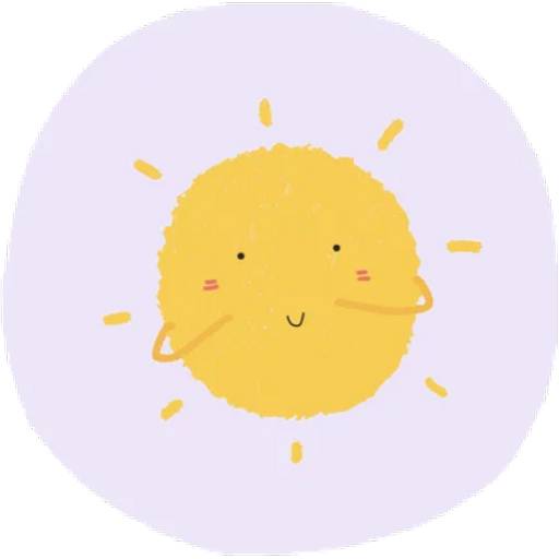 Набор стикеров Positive Sunny для WhatsApp 6