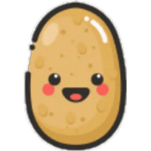 Набор стикеров potato king для WhatsApp 22