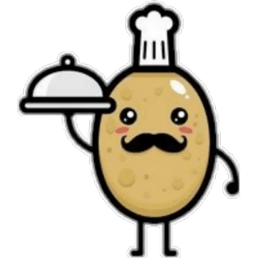 Набор стикеров potato king для WhatsApp 26