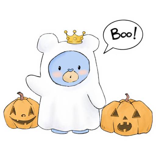 Набор стикеров Prince Halloween для WhatsApp 15