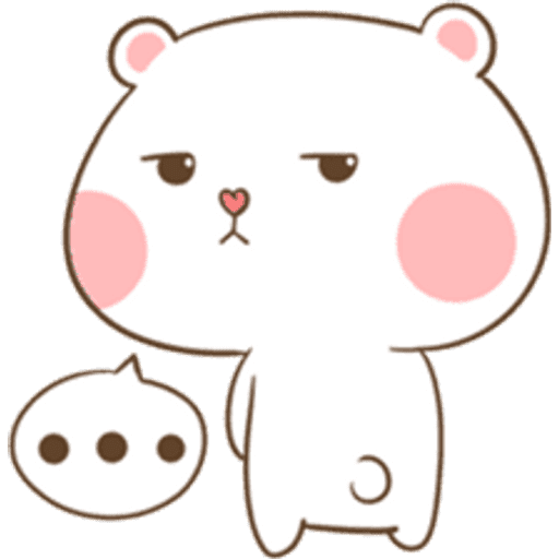 Набор стикеров Puffy Bear для WhatsApp 1