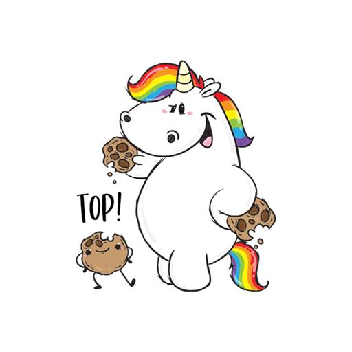 Набор стикеров Pummeleinhorn для WhatsApp 20