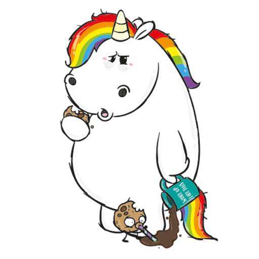 Набор стикеров Pummeleinhorn для WhatsApp 21