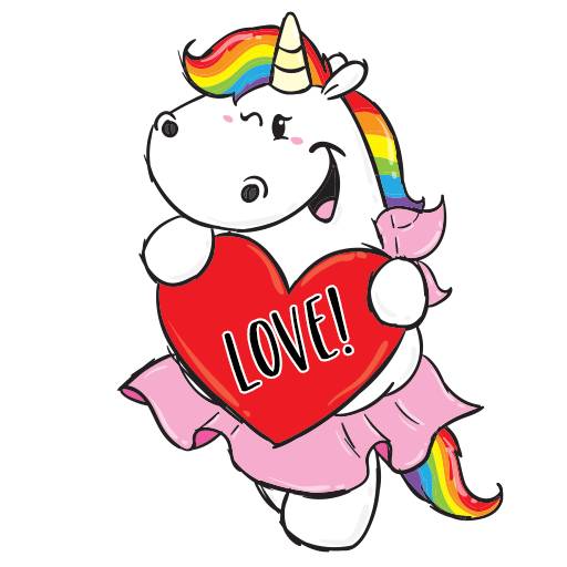 Набор стикеров Pummeleinhorn для WhatsApp 23