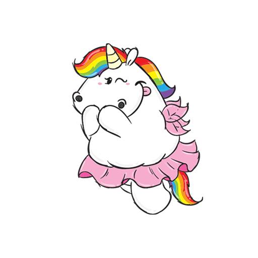 Набор стикеров Pummeleinhorn для WhatsApp 24