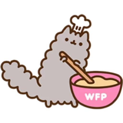 Набор стикеров Pusheen Pack 2 для WhatsApp 11