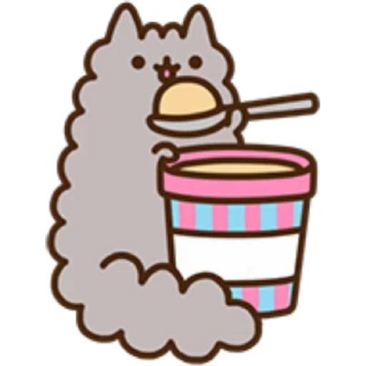 Набор стикеров Pusheen Pack 2 для WhatsApp 12