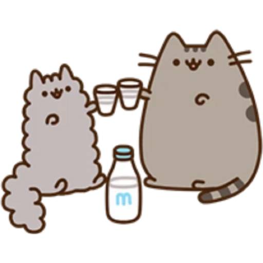 Набор стикеров Pusheen Pack 2 для WhatsApp 2