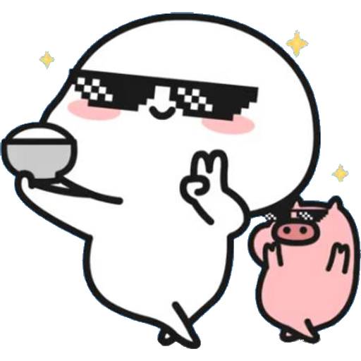 Набор стикеров Quby new для WhatsApp 20