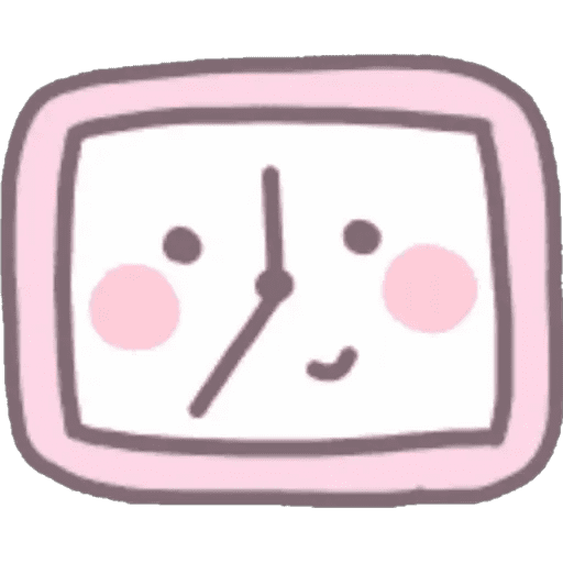 Набор стикеров Reloj Kawaii для WhatsApp 1