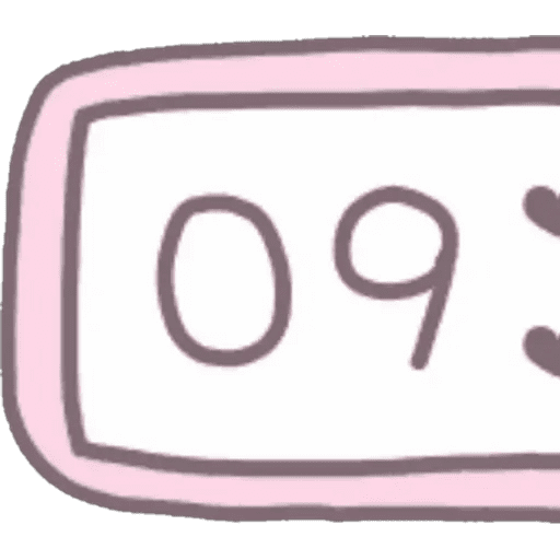 Набор стикеров Reloj Kawaii для WhatsApp 11