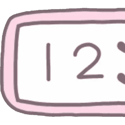 Набор стикеров Reloj Kawaii для WhatsApp 14