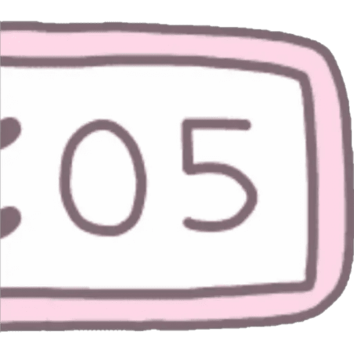 Набор стикеров Reloj Kawaii для WhatsApp 16