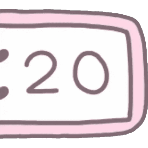 Набор стикеров Reloj Kawaii для WhatsApp 19