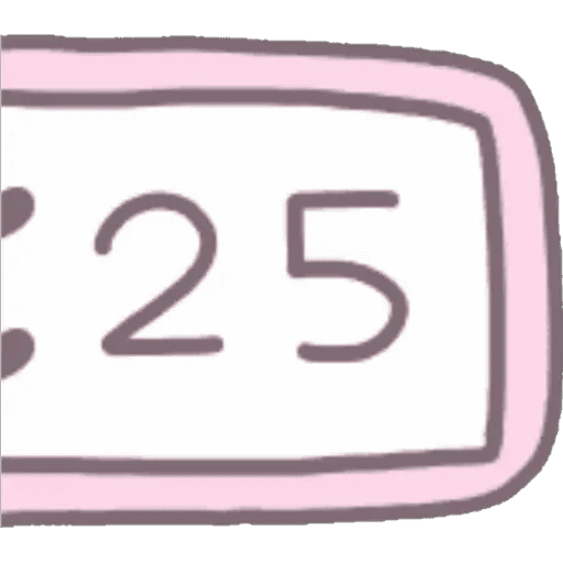 Набор стикеров Reloj Kawaii для WhatsApp 20