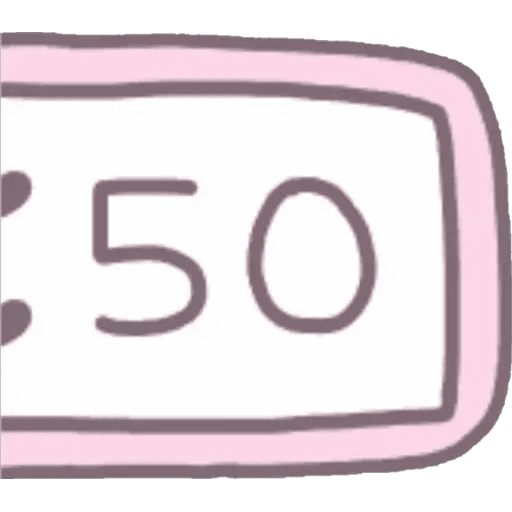 Набор стикеров Reloj Kawaii для WhatsApp 25