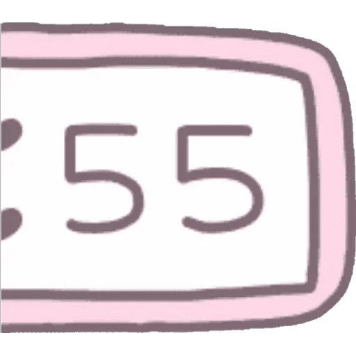 Набор стикеров Reloj Kawaii для WhatsApp 26