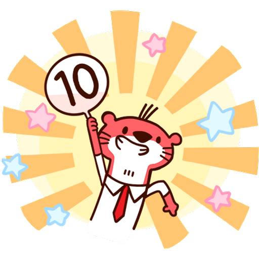 Набор стикеров Robert the Otter для WhatsApp 13