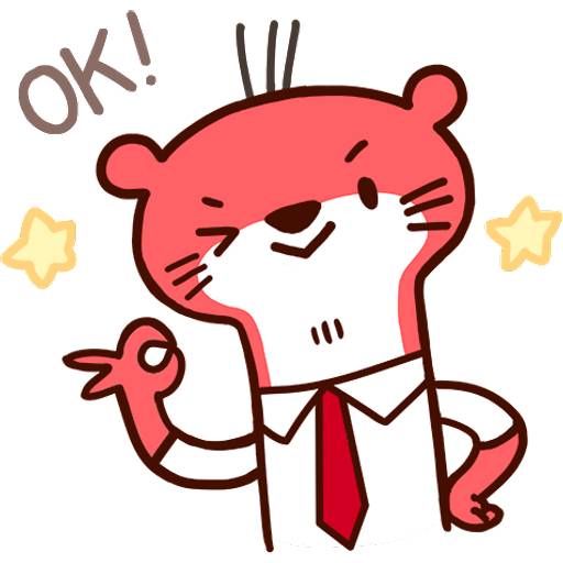 Набор стикеров Robert the Otter для WhatsApp 17