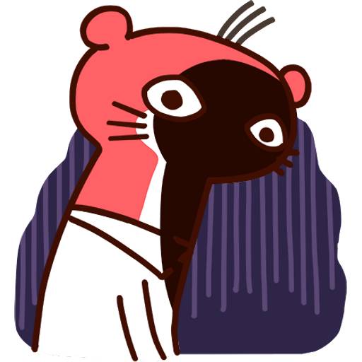 Набор стикеров Robert the Otter для WhatsApp 19